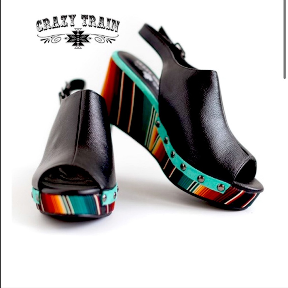 Crazy Train Bonnie Wedge, Size 8 Brand New in Box 📦